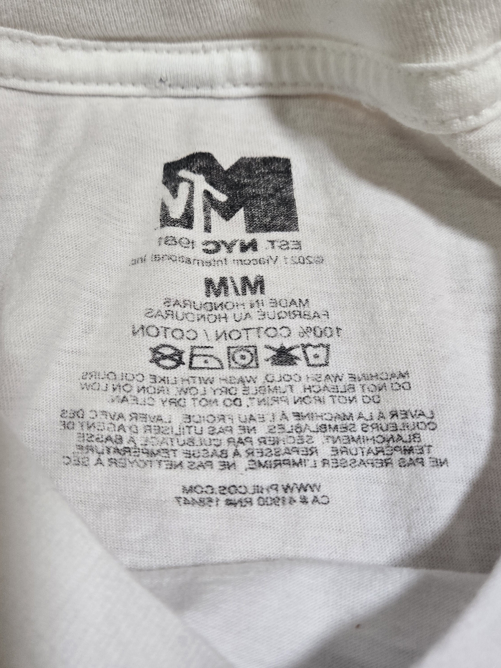 MTV 1st Annual Video Music Awards Graphic Tee Adult Medium White Moon Person - Picture 7 of 8
